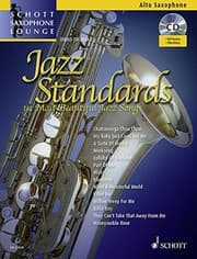 Tapa de Jazz Standards for Alto Saxophone