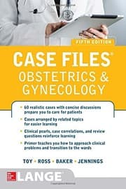 Tapa de Case Files Obstetrics and Gynecology, Fifth Edition