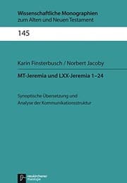 Tapa de Mt-Jeremia Und LXX-Jeremia 1-24