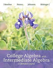 Tapa de College Algebra with Intermediate Algebra