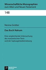 Tapa de Das Buch Nahum