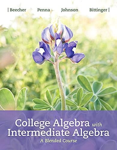 Tapa de College Algebra with Intermediate Algebra