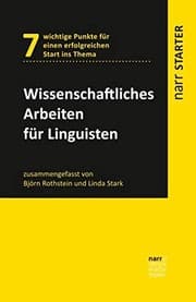 Tapa de Wissenschaftliches Arbeiten für Linguisten
