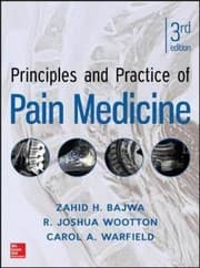 Tapa de Principles and Practice of Pain Medicine 3rd Edition