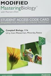 Tapa de Modified Mastering Biology with Pearson eText -- Standalone Access Card -- for Campbell Biology
