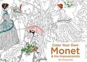 Tapa de Color Your Own Monet and the Impressionists 20 Postcards