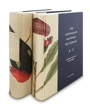 Tapa de The Australian National Dictionary