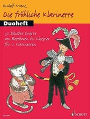 Tapa de Die fröhliche Klarinette