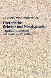 Tapa de Literarische Geheim- und Privatsprachen