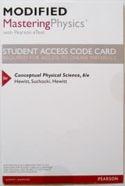 Tapa de Modified MasteringPhysics with Pearson eText -- ValuePack Access Card -- for Conceptual Physical Science