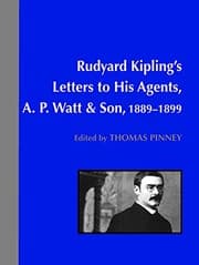 Tapa de Rudyard Kipling's Letters to His Agents, A. P. Watt and Son, 1889-1899
