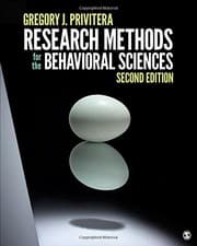Tapa de Research Methods for the Behavioral Sciences