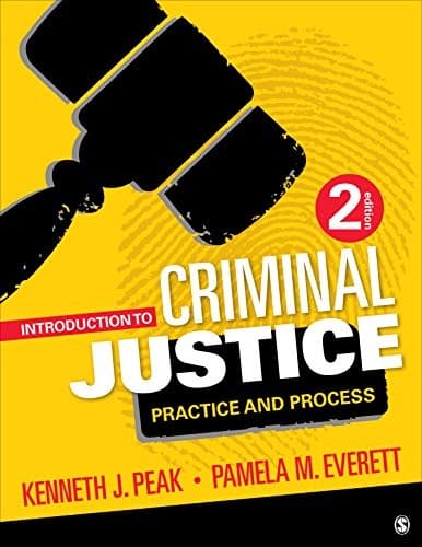 Tapa de Introduction to Criminal Justice