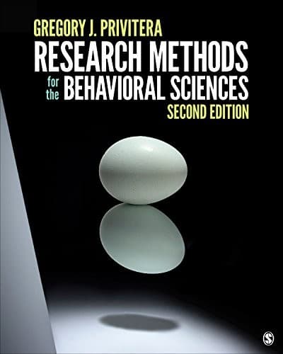 Tapa de Research Methods for the Behavioral Sciences