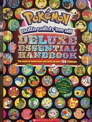 Tapa de Pokemon Deluxe Essential Handbook B&N exclusive edition with Vinyl Poster