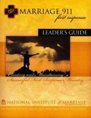 Tapa de Marriage 911 First Response Leader's Guide