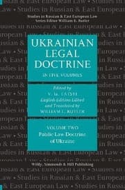 Tapa de Ukrainian Legal Doctrine Volume 2