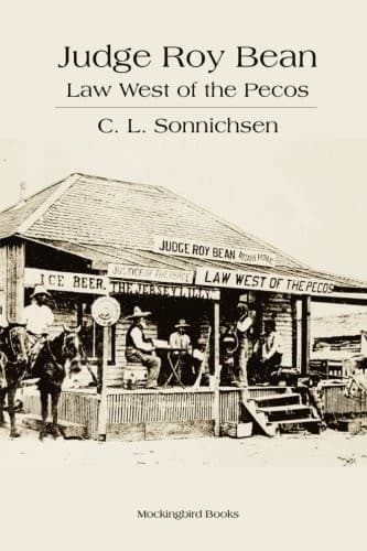Tapa de Judge Roy Bean