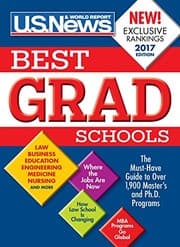 Tapa de Best Graduate Schools 2017