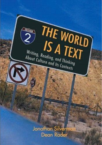 Tapa de The World is a Text
