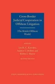 Tapa de Cross-Border Judicial Cooperation in Offshore Litigation