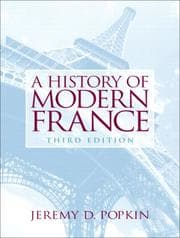 Tapa de History of Modern France, A