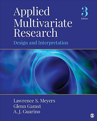 Tapa de Applied Multivariate Research