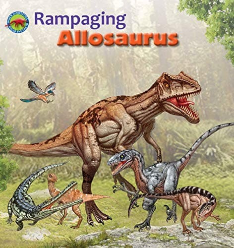 Tapa de Rampaging Allosaurus