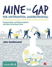 Tapa de Mine the Gap for Mathematical Understanding, Grades K-2