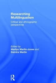 Tapa de Researching Multilingualism