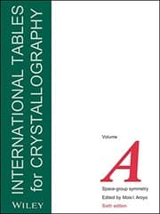 Tapa de International Tables for Crystallography, Space-Group Symmetry