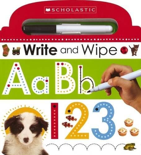 Tapa de Write and Wipe ABC 123