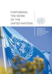 Tapa de Furthering the Work of the United Nations