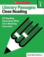 Tapa de Literary Passages : Close Reading : Grade 1