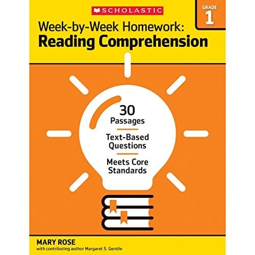 Tapa de Week-by-Week Homework : Reading Comprehension Grade 1