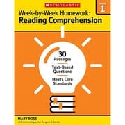 Tapa de Week-by-Week Homework : Reading Comprehension Grade 1