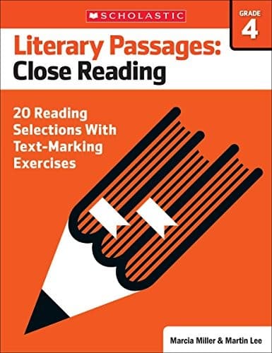 Tapa de Literary Passages : Close Reading : Grade 4
