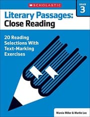 Tapa de Literary Passages : Close Reading : Grade 3