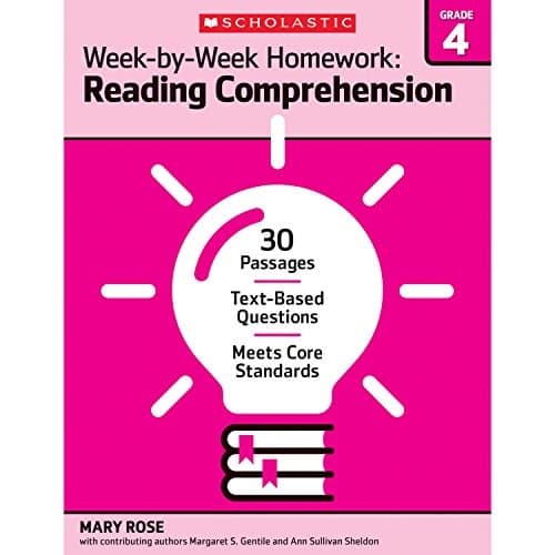 Tapa de Week-by-Week Homework : Reading Comprehension Grade 4