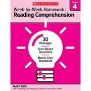 Tapa de Week-by-Week Homework : Reading Comprehension Grade 4