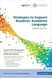Tapa de Strategies to Support Students′ Academic Language eCourse Slimpack