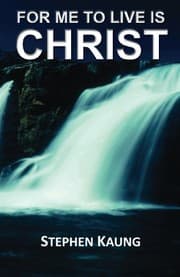Tapa de For Me to Live is Christ
