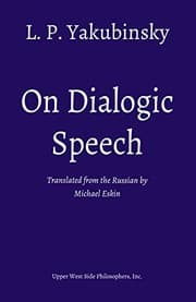 Tapa de On Dialogic Speech