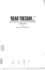 Tapa de 'Dear Tuesday...'
