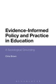 Tapa de Evidence-Informed Policy and Practice in Education