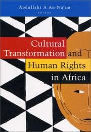 Tapa de Cultural transformation and human rights in Africa