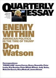 Tapa de Quarterly Essay 63 Enemy Within