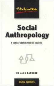 Tapa de Social Anthropology