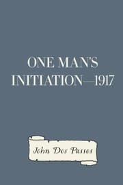 Tapa de One Man's Initiation-1917