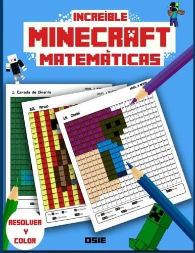 Tapa de Increible Minecraft Matematicas